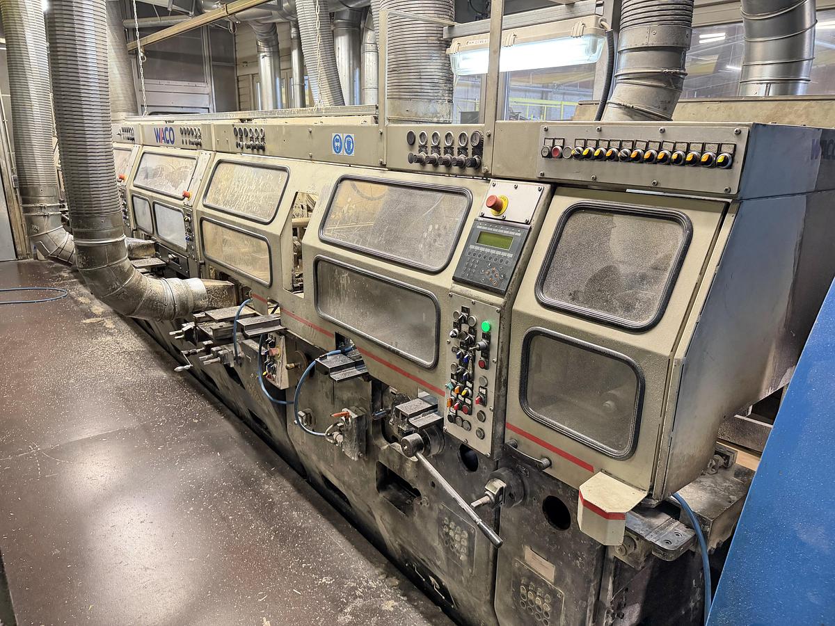 Gebruikt WACO - LECAB - WoodEye high speed planing-cutting-bundling line