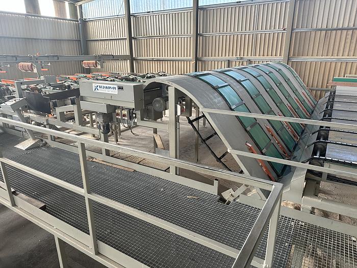 Gebruikt WACO + KUJOKON twin resaw line BKW