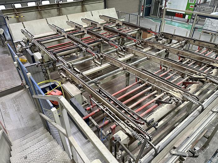 Gebruikt WEINIG  planing line Hydromat 22BL with bundling and stacking