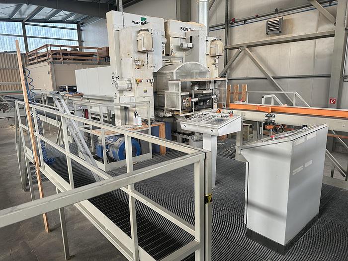 Gebruikt WACO + KUJOKON twin resaw line BKW