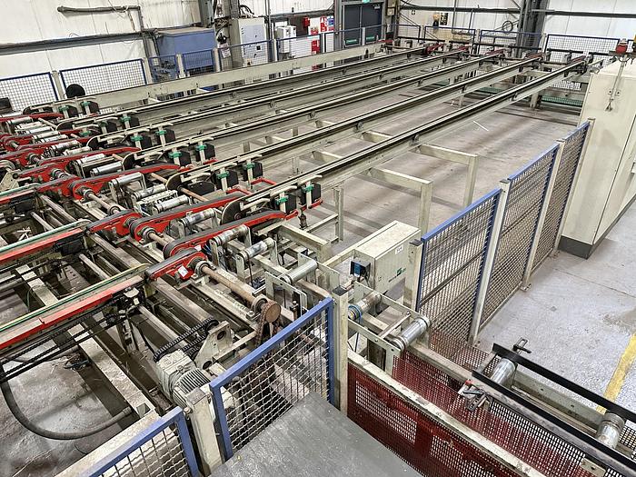 Gebruikt WEINIG  planing line Hydromat 22BL with bundling and stacking