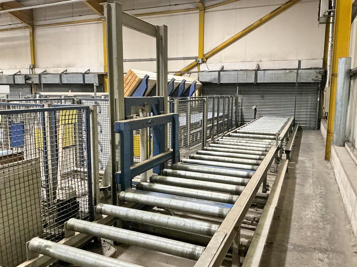 Gebruikt WEINIG planing line Powermat 2400 with bundling and stacking