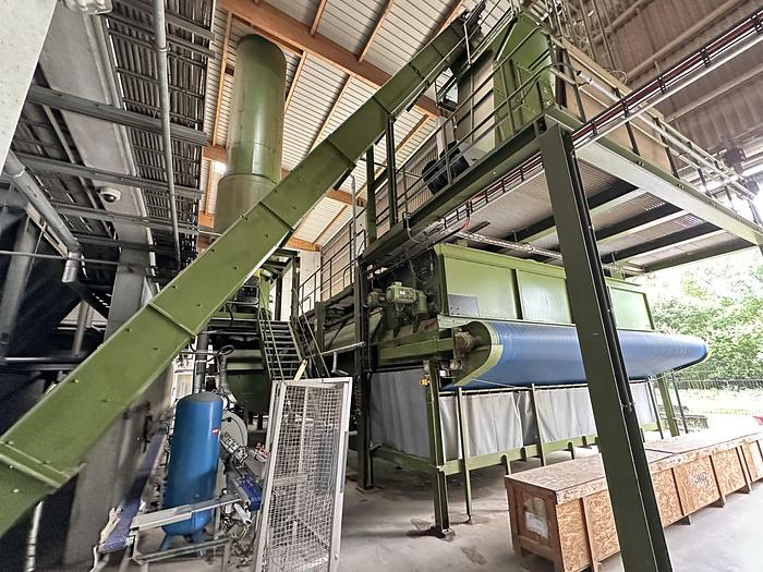 Gebruikt Vecoplan / Swiss Combi Houtchips lijn met hamermolen en bandroger