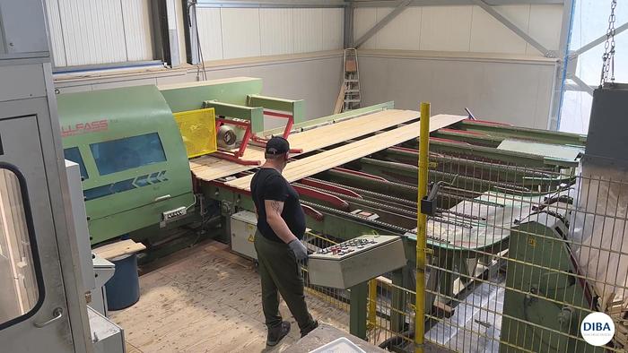 Gebruikt REX - KALLFASS  high speed planing and cutting line