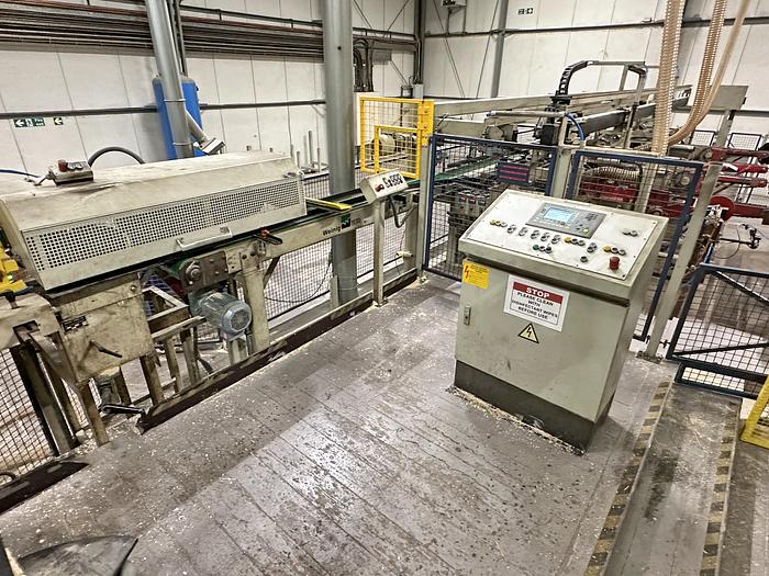 Gebruikt WEINIG  planing line Hydromat 22BL with bundling and stacking