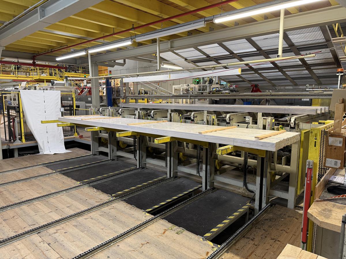 Gebruikt WACO - LECAB - WoodEye high speed planing-cutting-bundling line