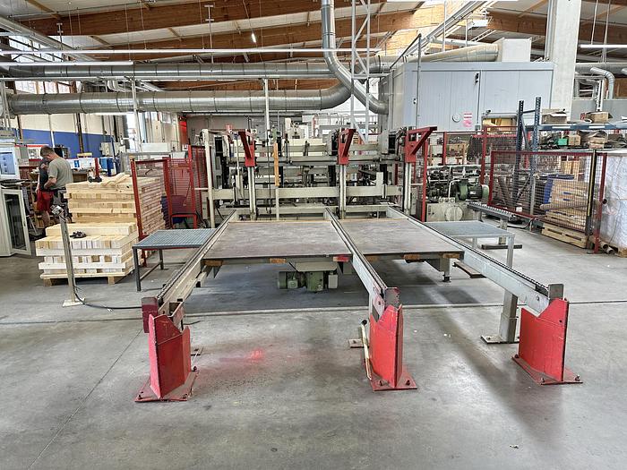 Gebruikt WEINIG  planing line Hydromat 22BL with bundling and stacking