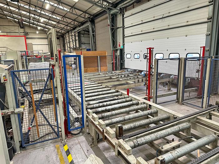 Gebruikt WEINIG  planing line Hydromat 22BL with bundling and stacking