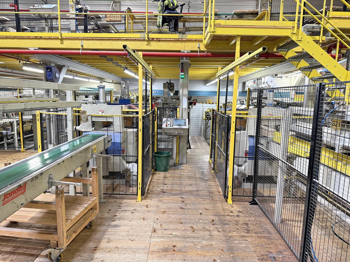 Gebruikt WACO - LECAB - WoodEye high speed planing-cutting-bundling line