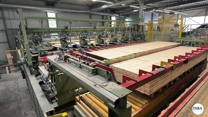 Gebruikt REX - KALLFASS  high speed planing and cutting line