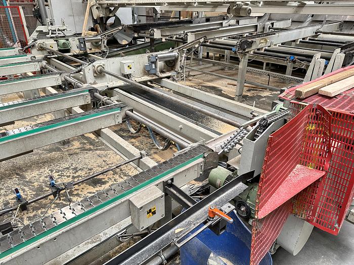 Gebruikt WEINIG  planing line Hydromat 22BL with bundling and stacking