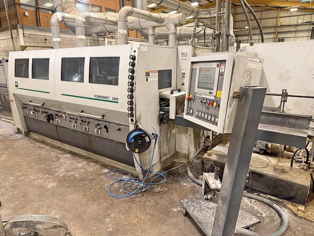 Gebruikt WEINIG planing line Powermat 2400 with bundling and stacking
