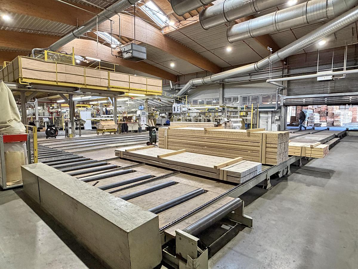 Gebruikt WACO - LECAB - WoodEye high speed planing-cutting-bundling line