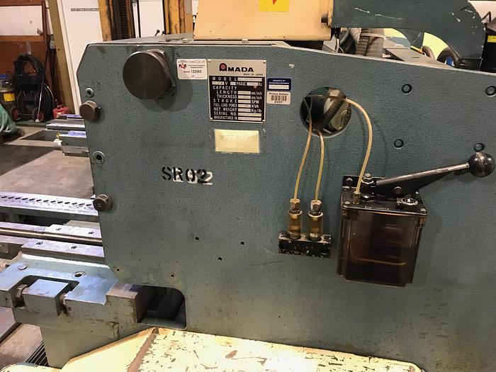 Used 1981 Amada M-1245 Mechanical Shear #1692