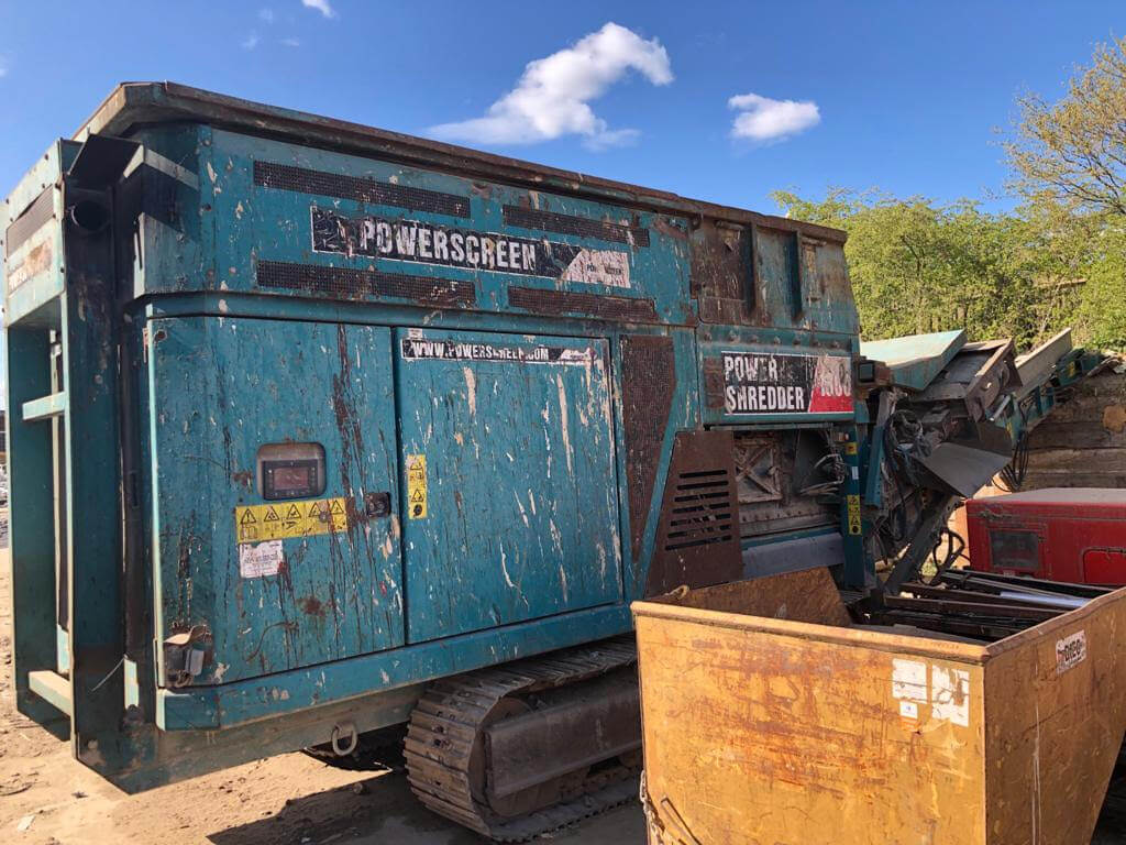 Used Powerscreen Power Shredder 1800