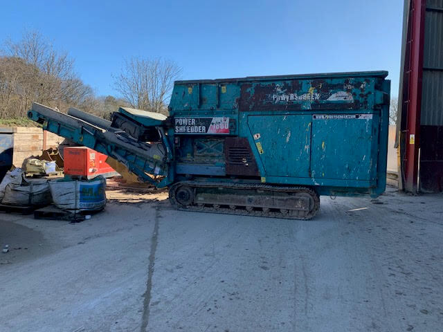 Used Powerscreen Power Shredder 1800