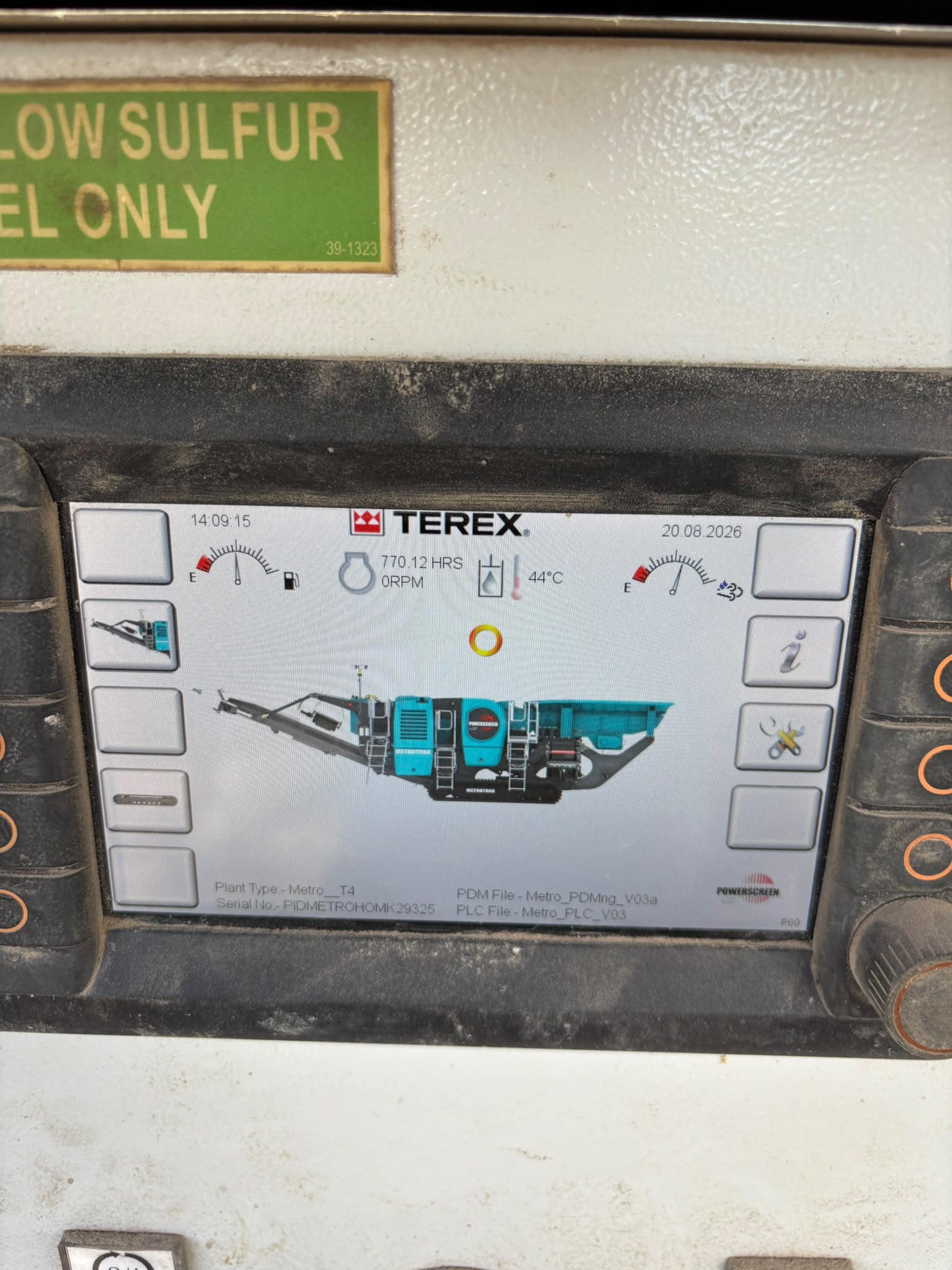 Used Powerscreen Metrotrak HA
