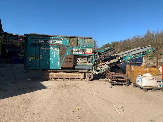 Used Powerscreen Power Shredder 1800