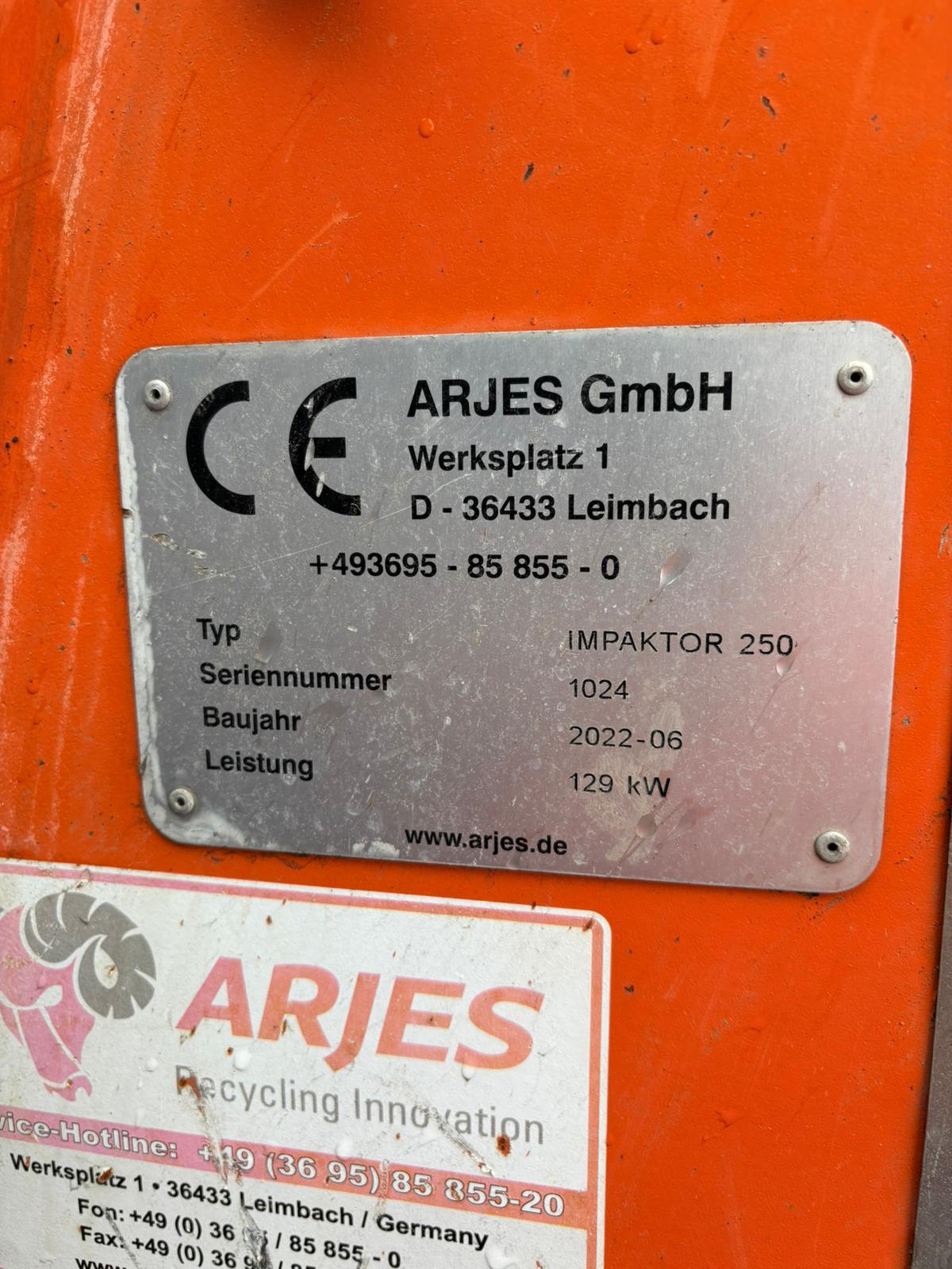 Used Arjes 250 evo Impaktor