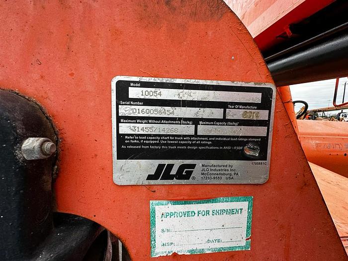 Used 2014 JLG/SKYTRAK 10054 TELEHANDLER