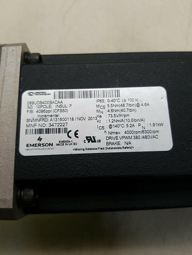 Used Emerson Control Techniques 089UDB400BACAA