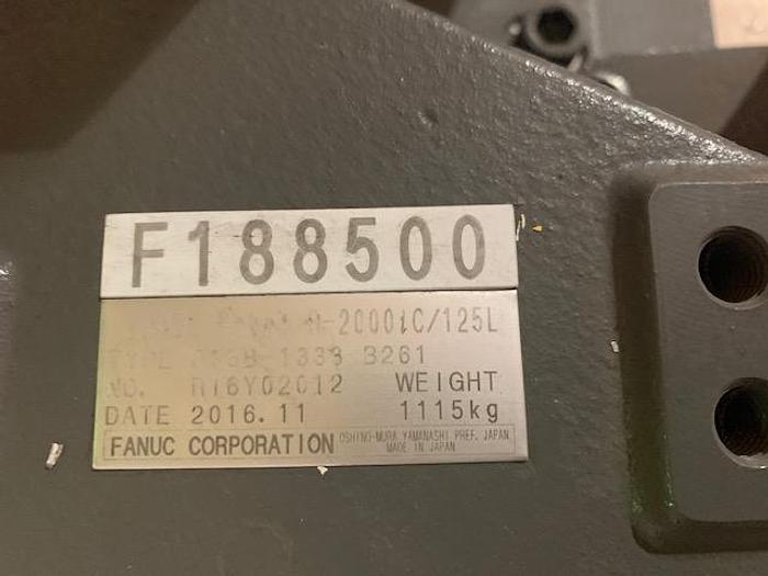 Used FANUC R2000iC/125L 6 AXIS CNC ROBOT WITH R30iB CONTROLLER, 125KG X 3,100 MM H REACH