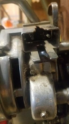 Used Maimin Powrcrest II Fabric Cutting Machine End Cutter Fabric Leather Scissors