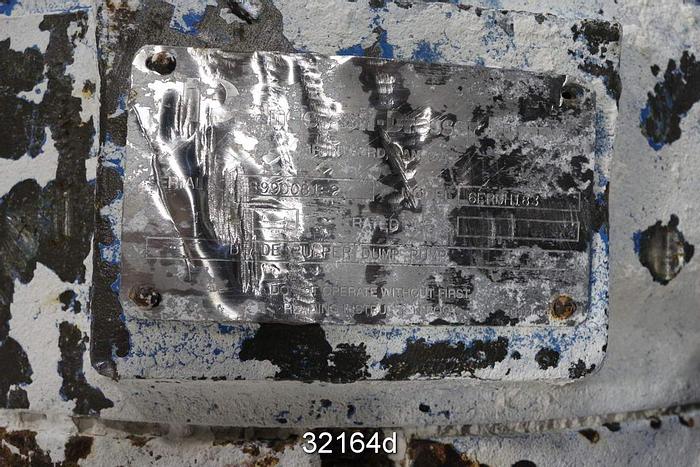 Used Worthington 6FRBH183 Pump, 6x10x17, 4 Vane, 16.5 Impeller Diameter #32164