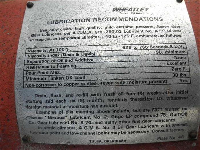Used 0 Wheatley 7036 Duplex 6x6 Mud Pump - Rebuilt