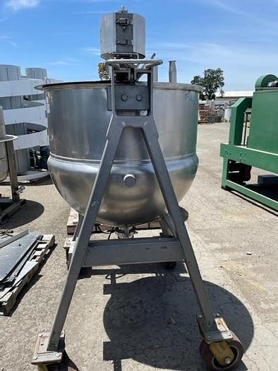 Used Lee 125 Gallon Steam Jacketed Mixing Kettle