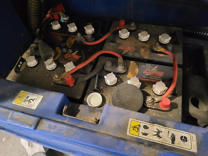 Used Clarke Focus II Floor Scrubber (B) with Built-in Charger