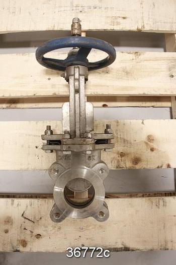 Used MAS 3" Hand Operated Knife Gate Valve #36772