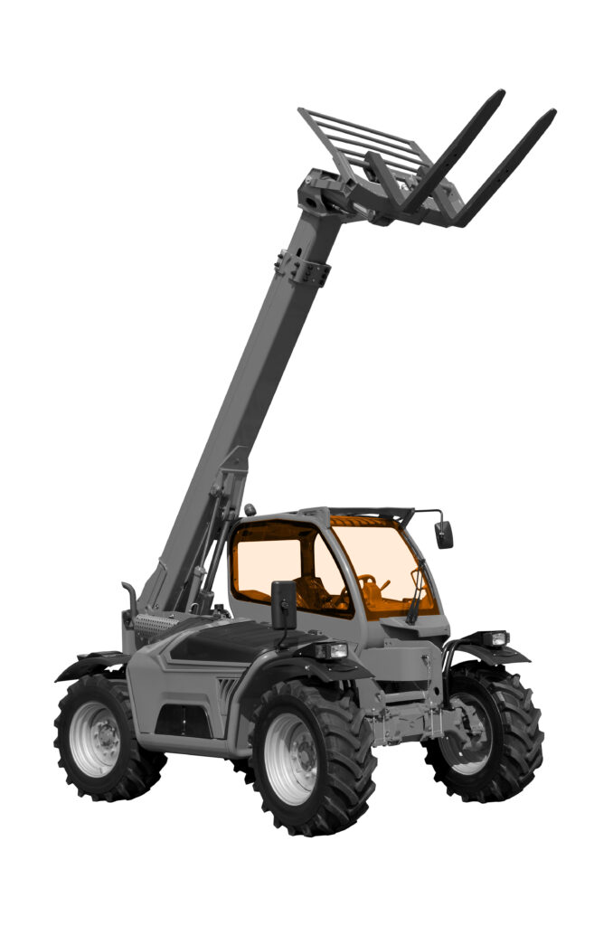 Kabinenglas-Teleskoplader