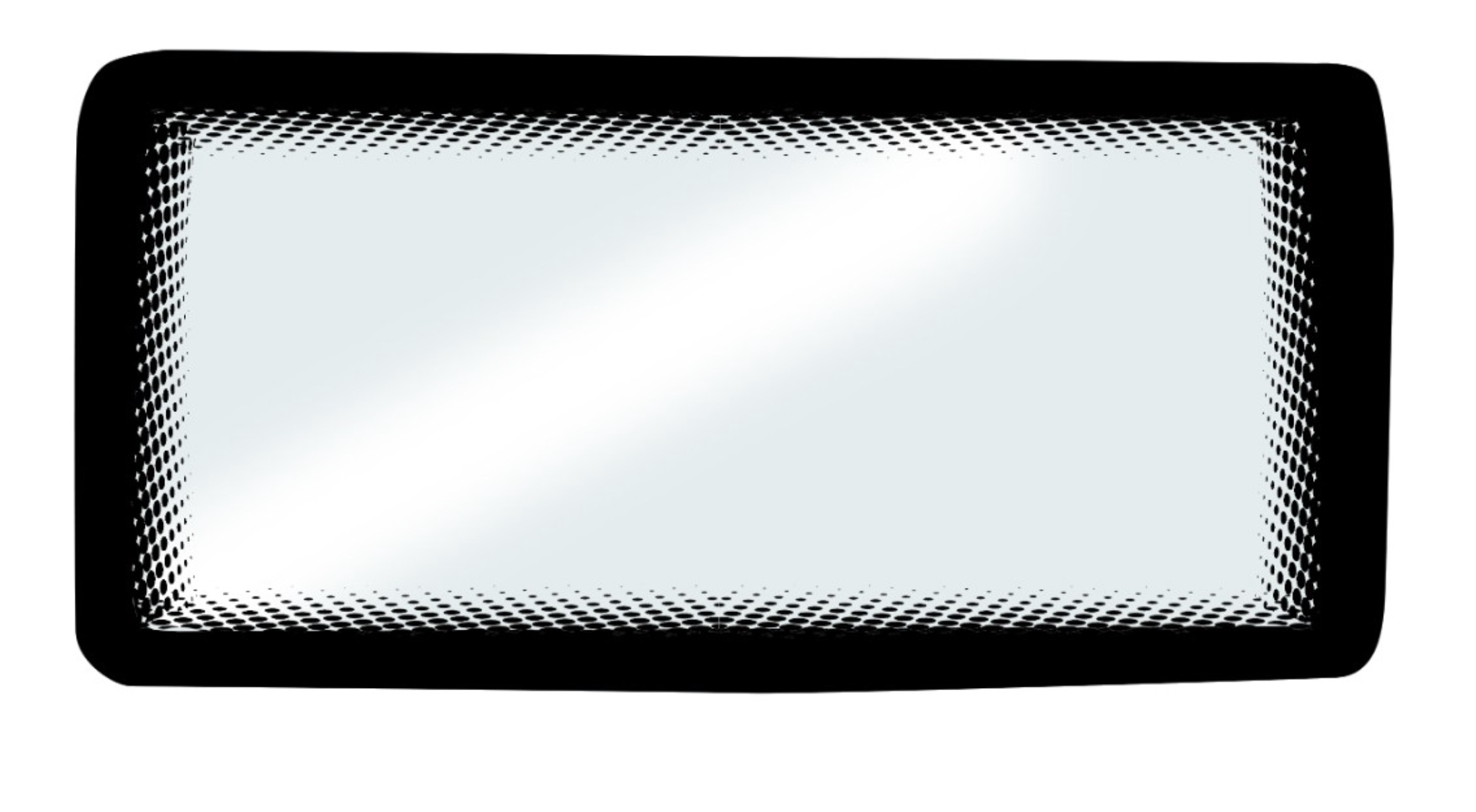 Kabinenglas für Traktoren