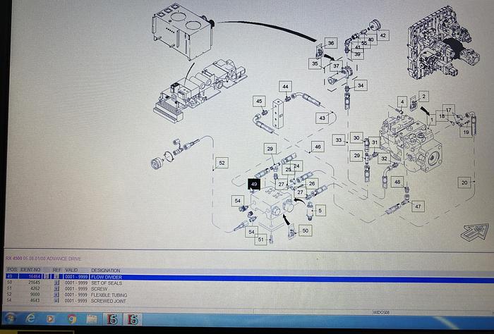 Refurbished 16464 Strömungsteiler-Ventilblock