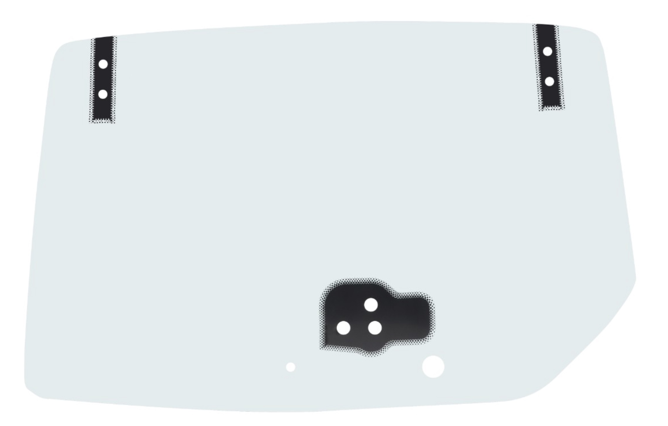 Kabinenglas für Traktoren