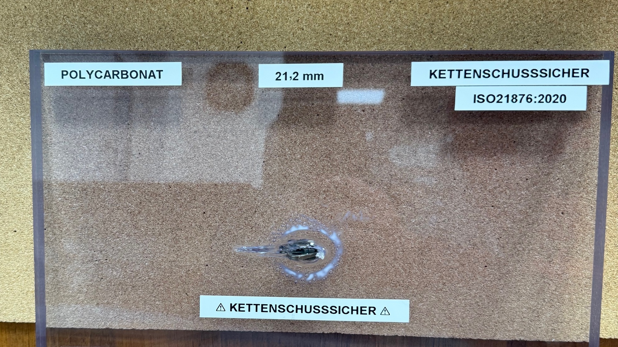 Kabinenglas-Forstmaschinen kettenschusssicher