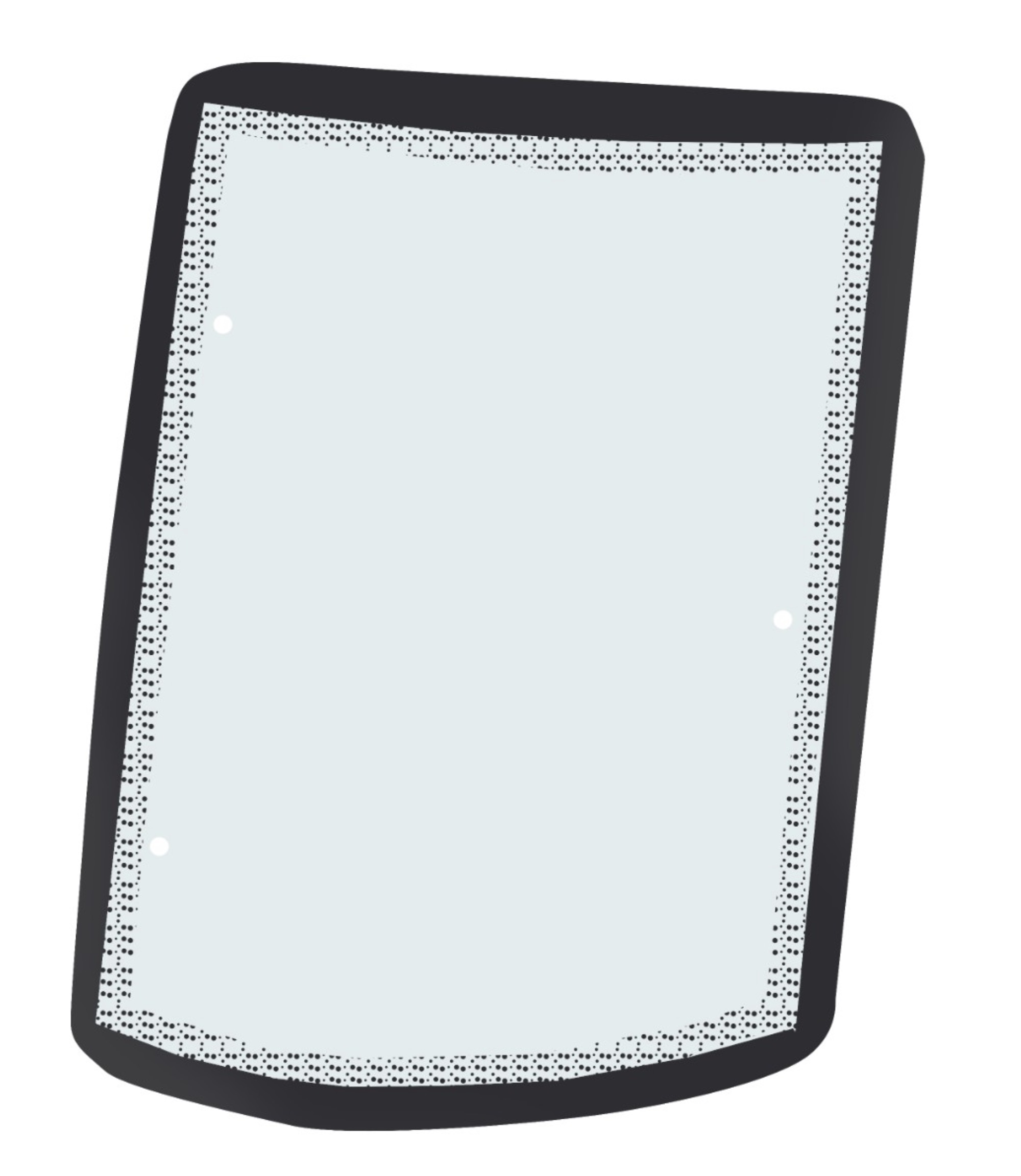 Kabinenglas für Traktoren