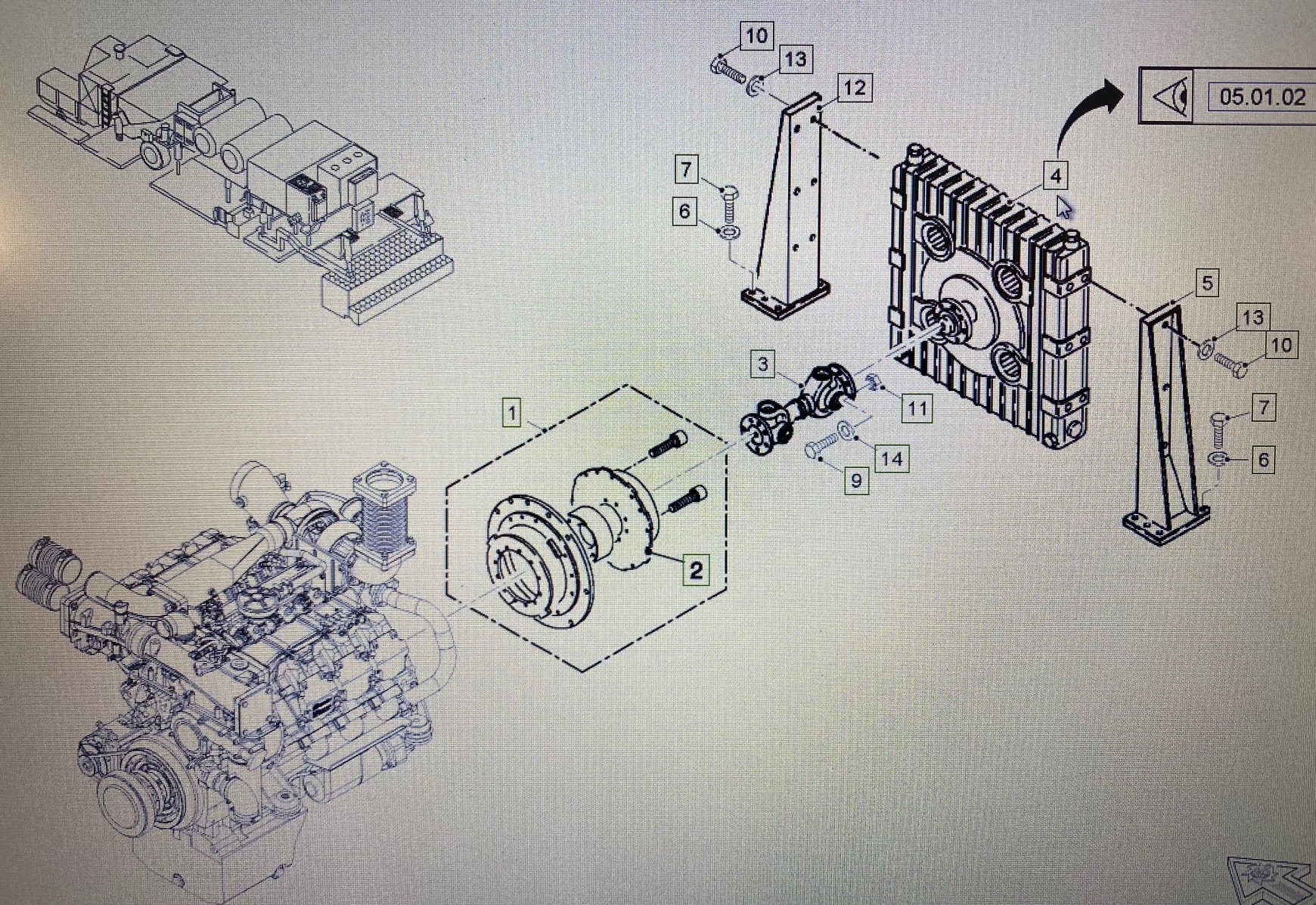 PUMPENVERTEILERGETRIEBE 180070