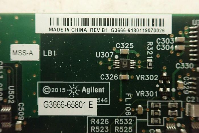 Used Agilent G3666-65801 E Board Assembly