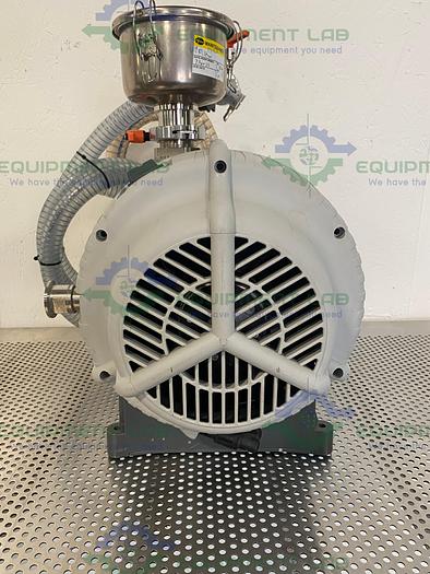 Used Edwards XDS46i Dry Scroll Vacuum Pump 23.5 CFM w/ Inlet Trap Filter & Hoses