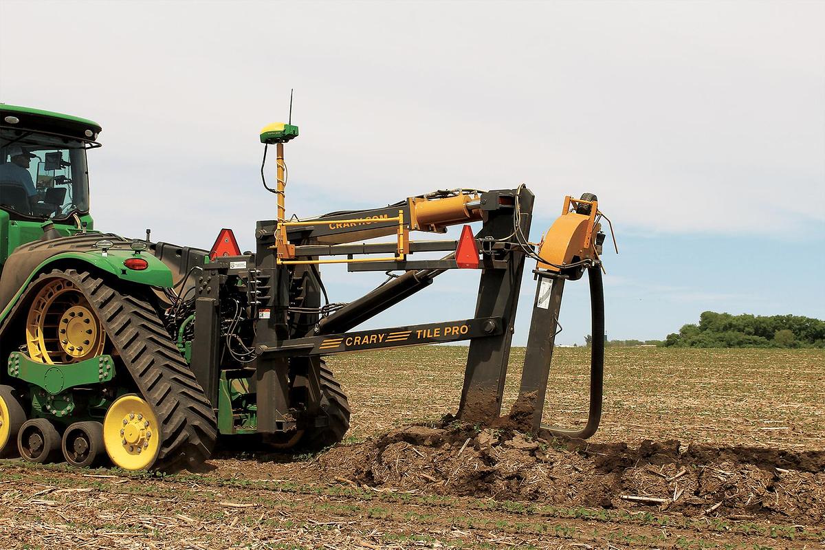 Used 2025 Crary Tile Pro® Plow