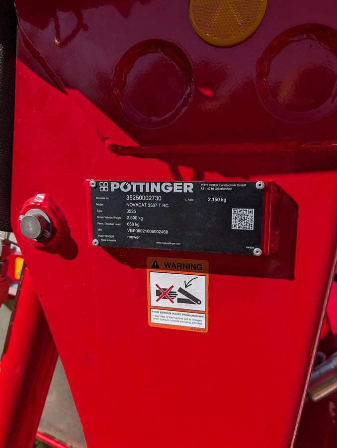 Used 2025 Pottinger NOVACAT 3507 T