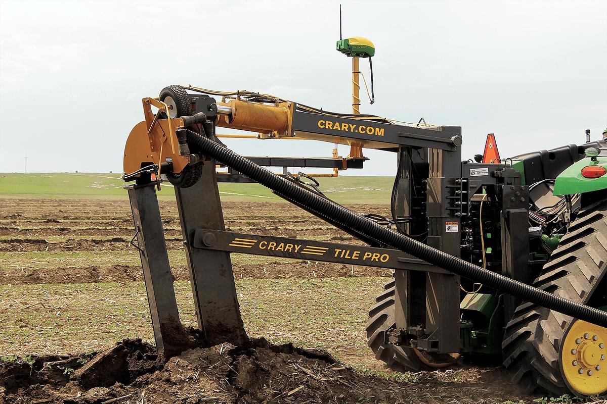 Used 2025 Crary Tile Pro® Plow