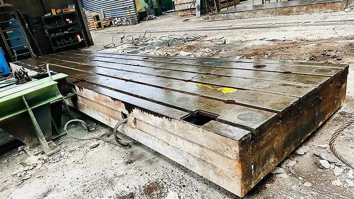 Used Płyta montażowa z rowkami teowymi 8000x2000x400