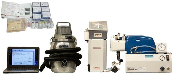 Used Microtrac S3500 Wet Particle Size Analyzer + Turbotrac Dry Feeder & SDC (7268)R