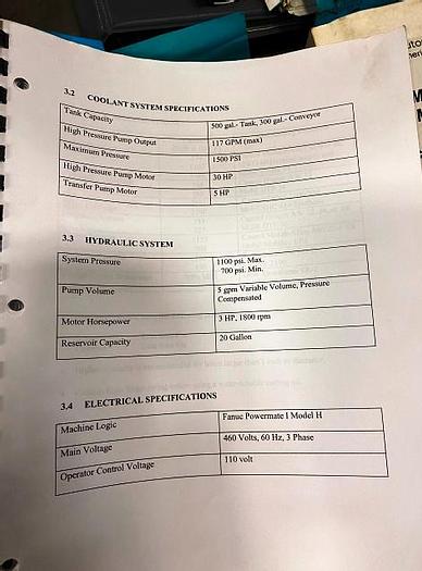 Used DeHoff 3" x 120" CNC Deep Hole Gundrill