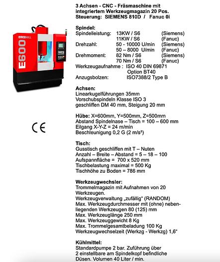 Gebruikt Emco E-600
