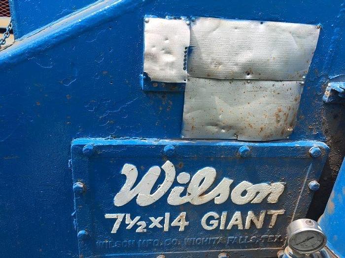 Used 0 Wilson 7-1/2 X 14 Duplex Mud Pump - Sold
