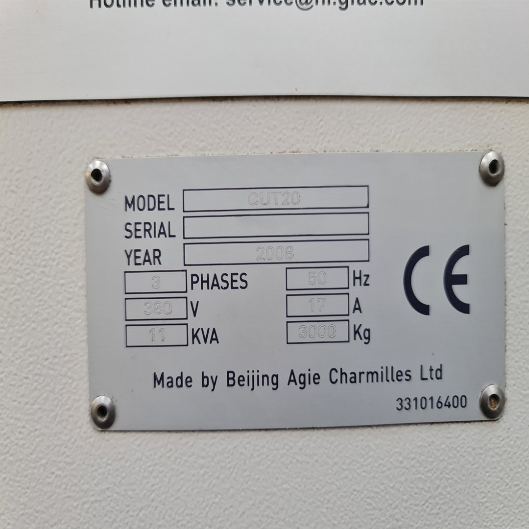 Gebruikt AGIE CHARMILLES CUT 20-2008